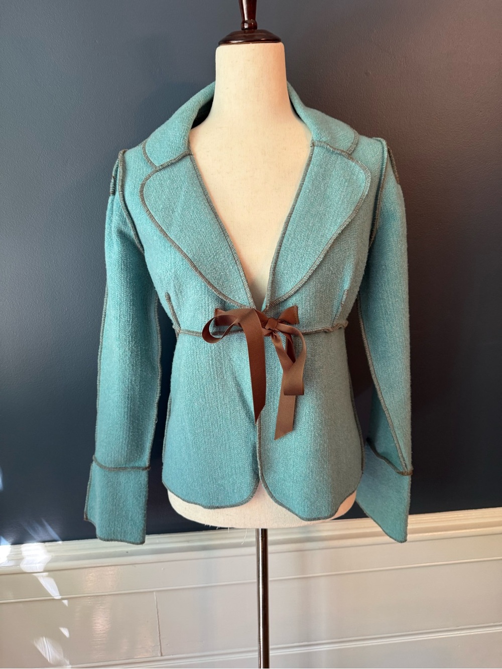 Beebop & Wally New Work Retro Felt Blazer
